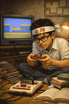 Japanese study hard everything.